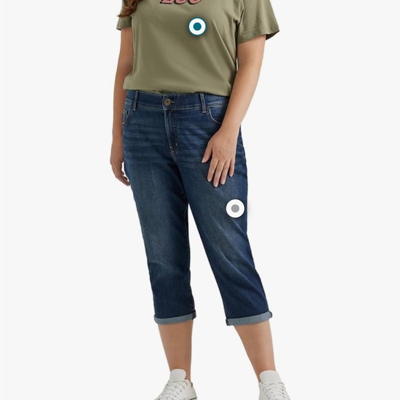 NWT Lee flex motion Capri jeans 20W - Picture 6 of 7